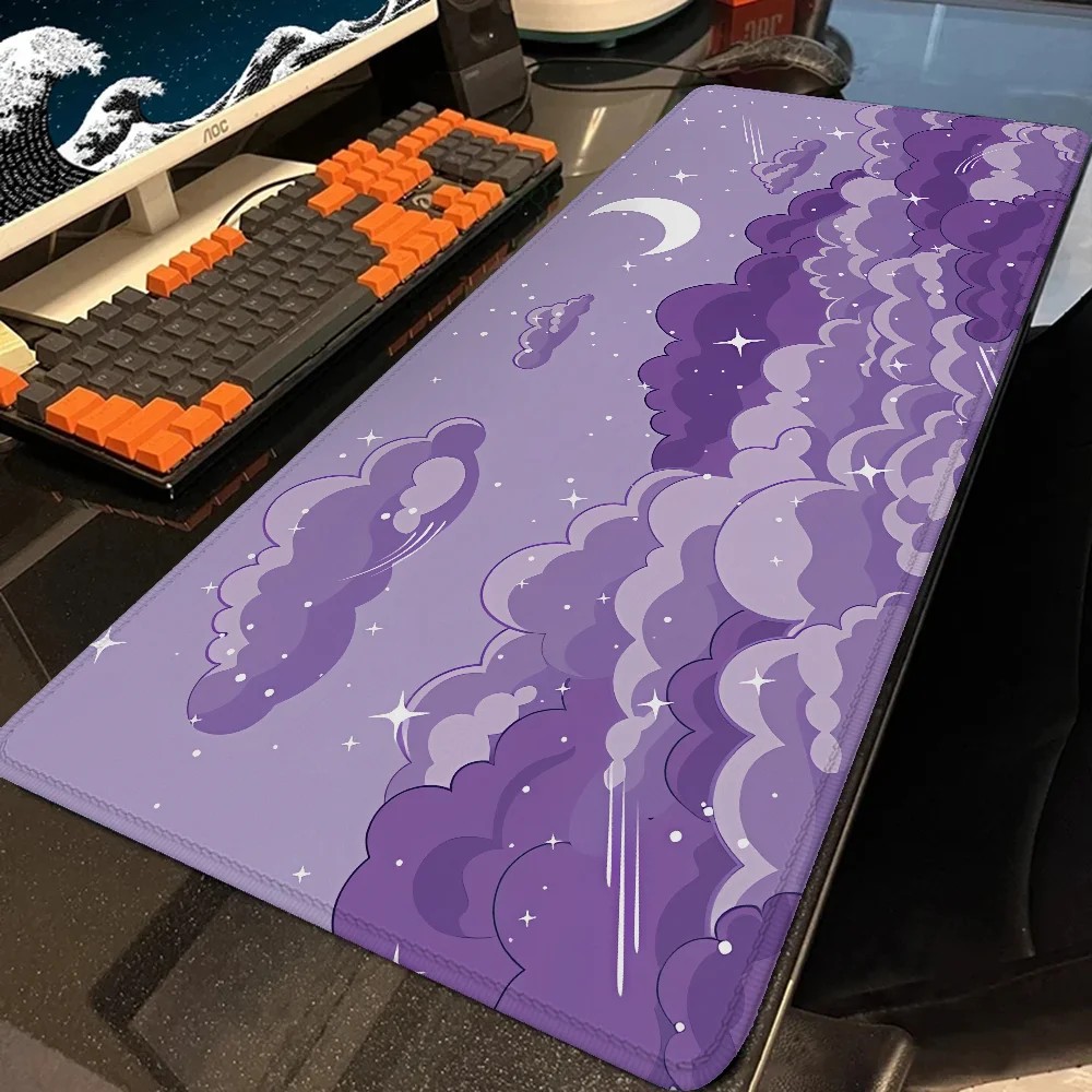 Tradescantia Purple - Alfombrilla de Ratón Grande VIKAMA con